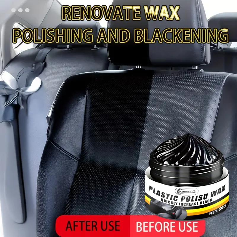Multifunctional Car Repair Kit: Plastic Leather Care, Nano Coating & Sponge Included