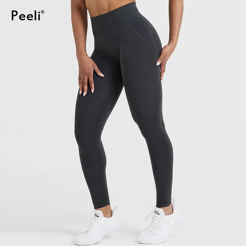 Effortless Seamless Leggings Women Scrunch Butt Gym Leggings High Waist Yoga Pants Sports Leggings Booty Fitness Workout Tights