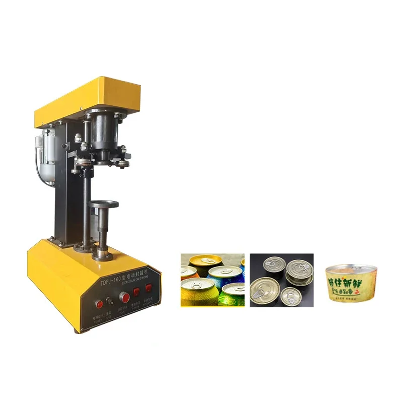 OYLP Electric Semi-automatic Glass Can Tin Jar Closing Sealer Machine Manual Seamer Metal Can Seamer Can Sealing Machine