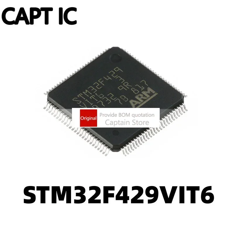 5PCS STM32F429VIT6 LQFP-100 Cortex-M4 32-bit microcontroller
