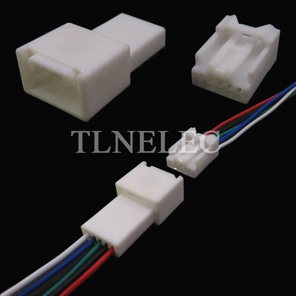 5 Pin Way Auto Steering Wheel Boost Electrical Connector With Wires Car Wiring Harness Sockets 7282-5830 7283-5830 90980-11909