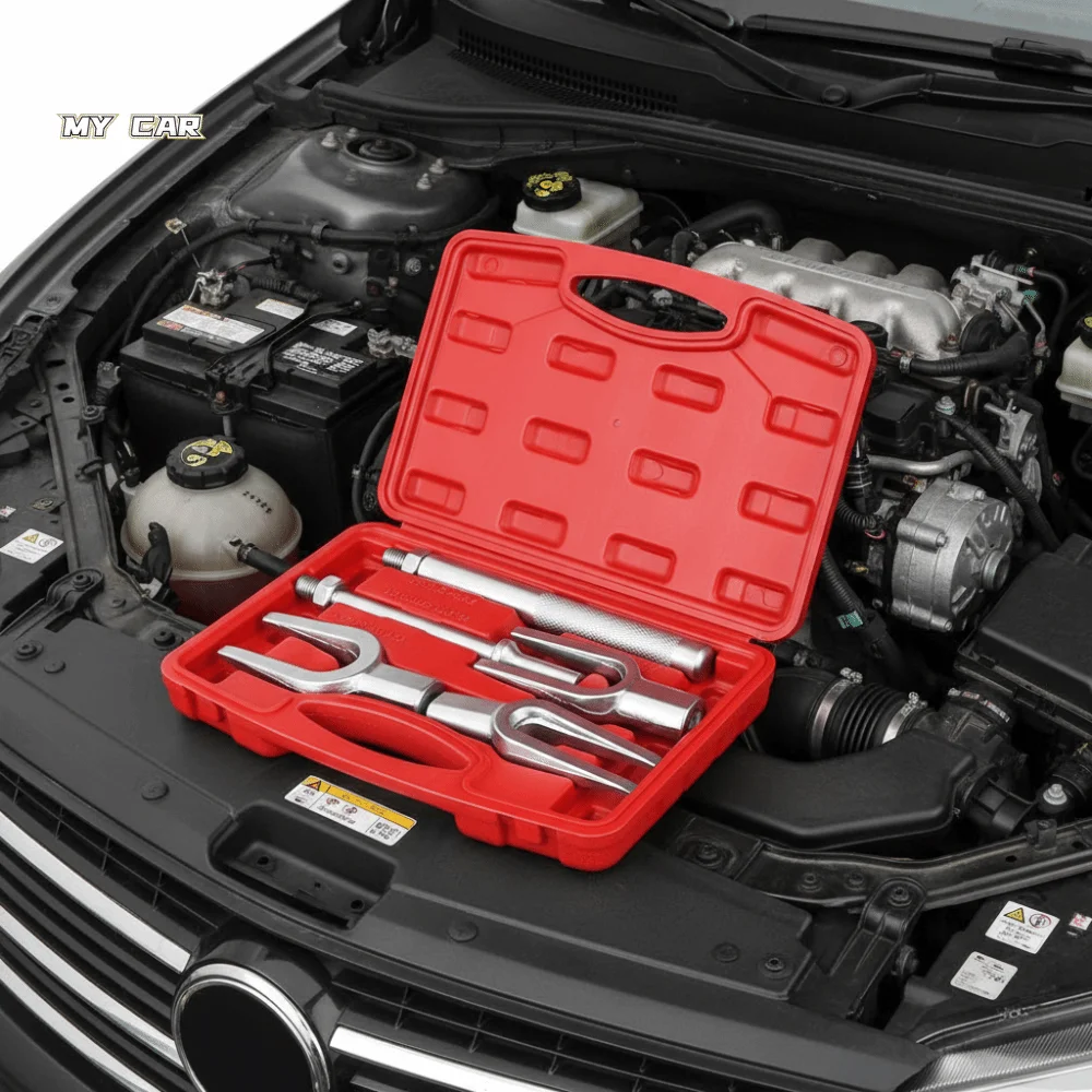 

Профессиональный съемник рулевого рычага, 5 шт./компл., сверхмощный, прочный, для удаления шаровых шарниров, износостойкий