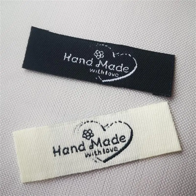 Custom Personalize Embroidered Labels Clothing Private Handmade Labels Brand Labels sewing knitting and embroidery Labels