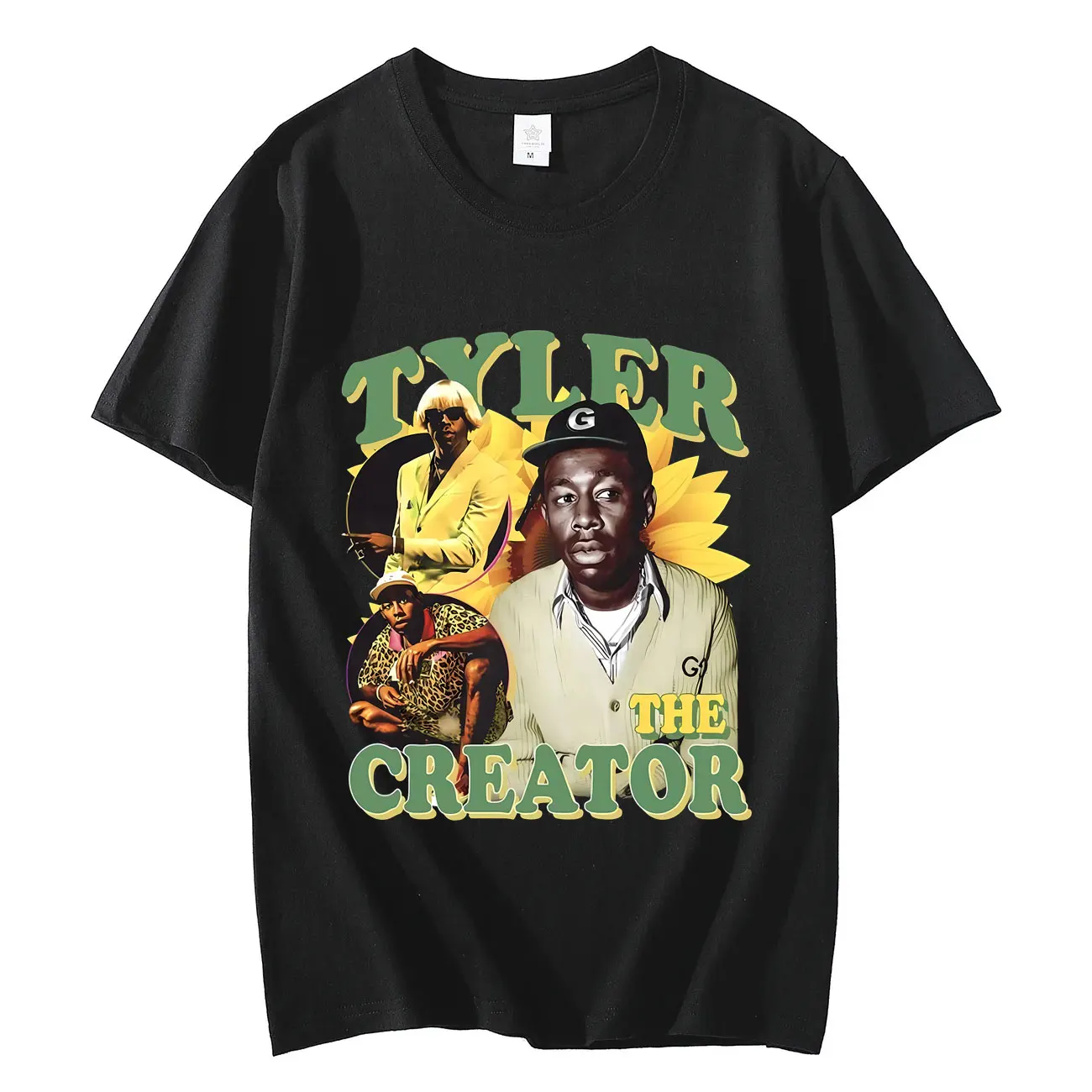 Rapper Tyler The Creator Graphic T Shirts Men's Women's Hip Hop Vintage Short Sleeve T-shirt Fashion Casual Pure Cotton T-shirts