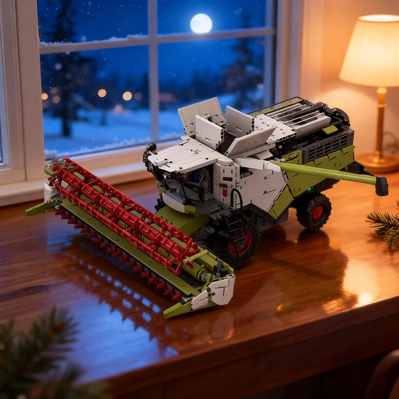 6965pcs MOC Technical CLAAS Lexion Combine Harvester Model Building Blocks Construction Christmas Gift Toy Creative Birthday