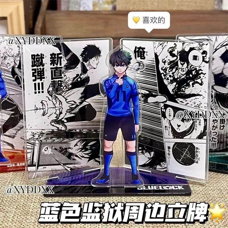 BLOCCO BLU Acrilico Stand Figura Nagi Seishiro Isagi Yoichi Anime Periferica Moda Scena squisita Acrilico Desktop Ornamento Nuovo