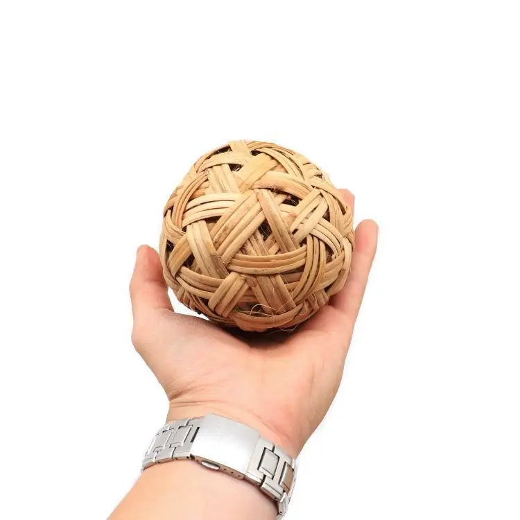 الثقافة الصينية من كرات دعامة كرة الخيزران القديمة المنسوجة يدويًا