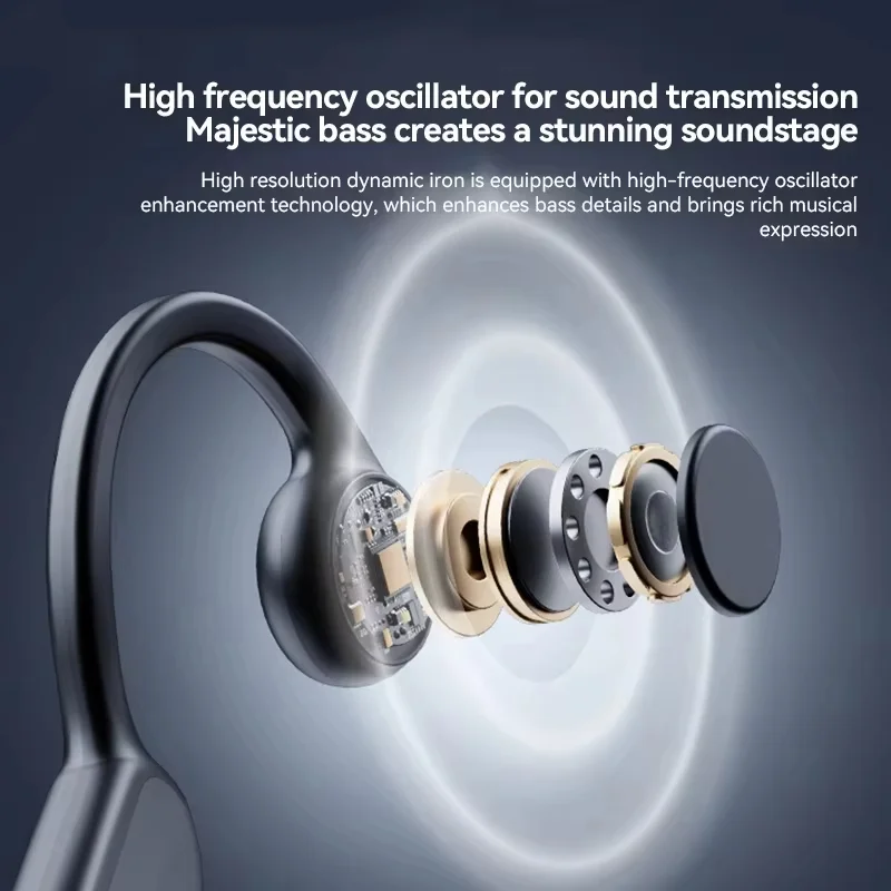 2026NEW سماعة لاسلكية توصيل العظام الرياضة السباحة بلوتوث متوافق سماعات حر اليدين مع هيئة التصنيع العسكري لسماعات الأذن X7 الرياضية #4