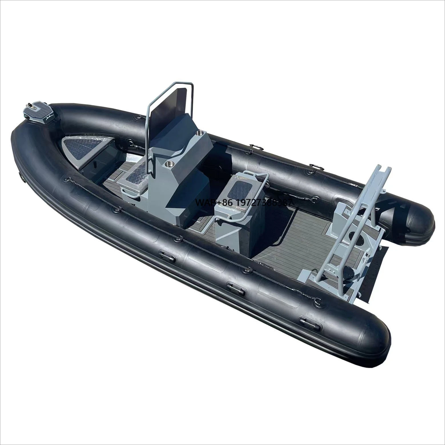 High Quality 17ft Rhib 540 Aluminum RIB Hypalon/PVC Inflatable Boat for Boat Fishing