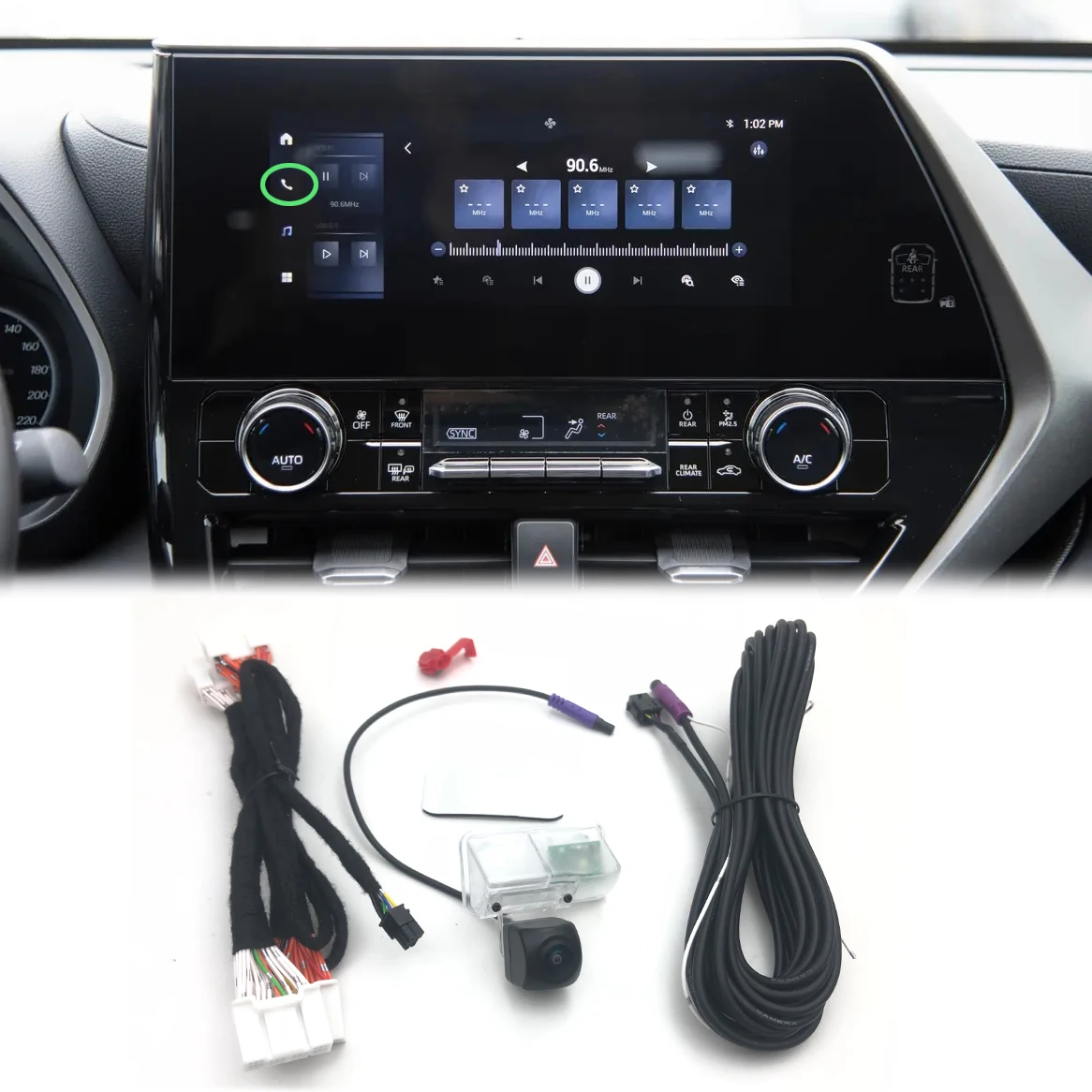 Rear View Camera For Toyota Highlander 2024 2025 China Guangqi Version OEM Unit Add Backup Parking Camera