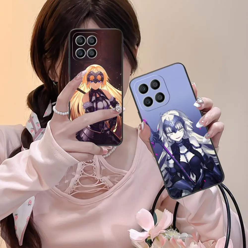 

Fate Grand Order Jeanne Alter Phone Case for Honor 90 80 70 60 50 30 20 10 9 8 7 Pro S SE Lite 5G Black Luxury Smartphone Cover