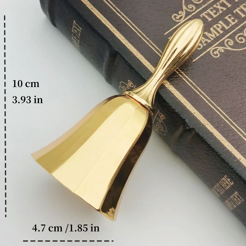 New Vintage Brass Bell Hand Di - Vintage Collectible Dishes recension och pris
