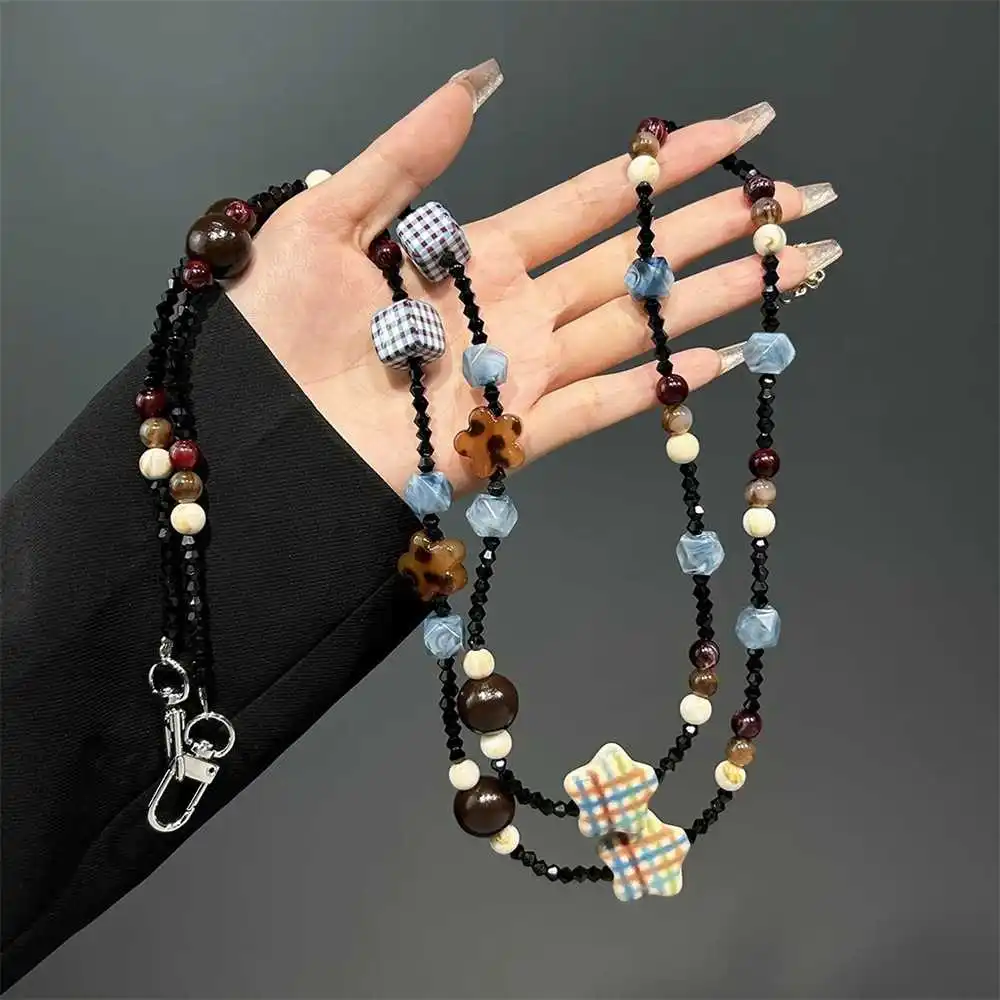 High-End Feelings Mobile Phone Crossbody Chain Strap Woven Bag Chain Decoration Pendant Single Purchase Fashion Accessories