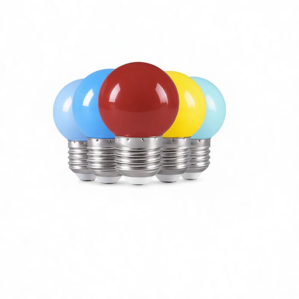Colored LED Light Bulb E27 Socket Multicolor For Shop Sign Advertising Display Home Party Mood Illumination Durable Decor