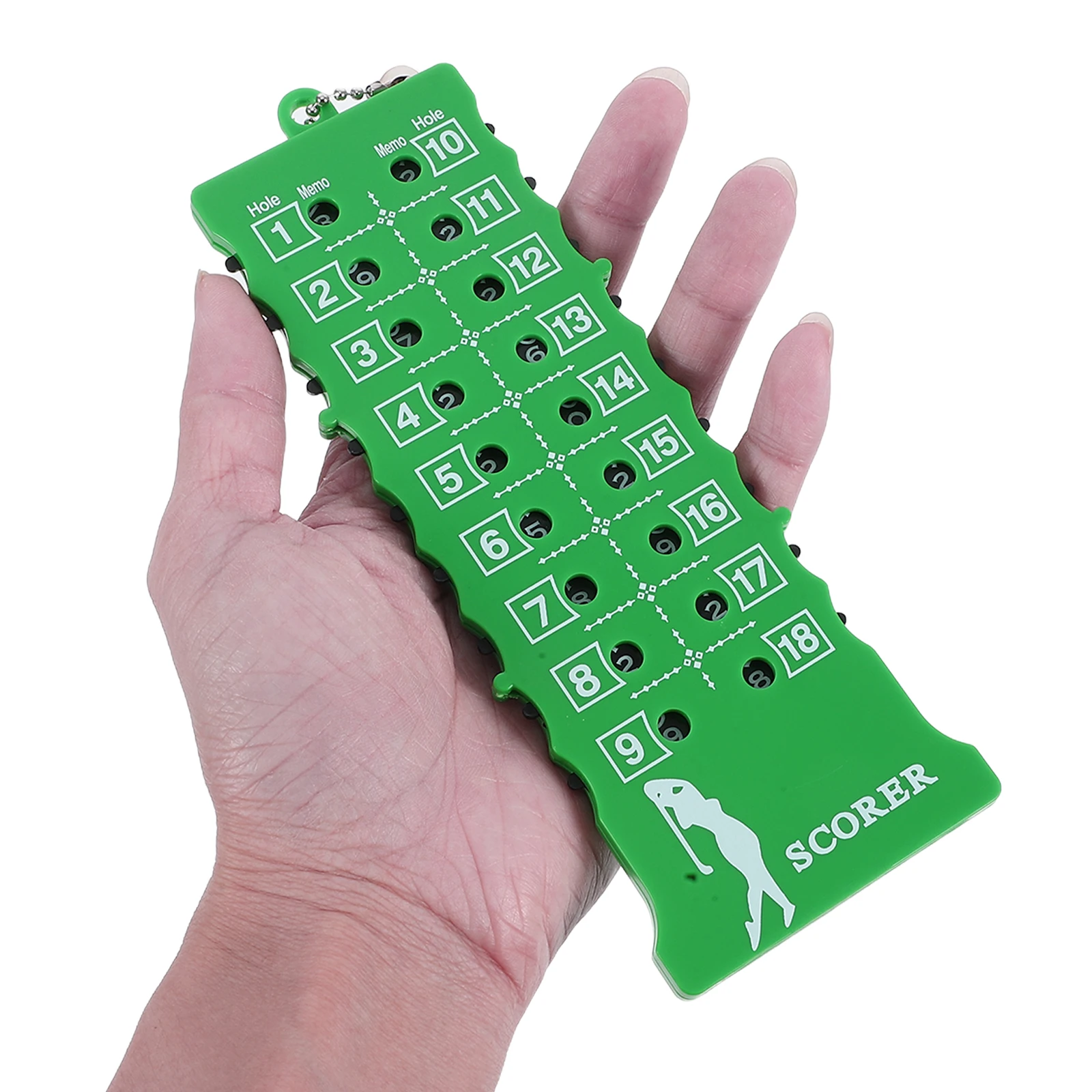 

Portable Golf Score Counter Clicker 18-Hole Stroke Tracker Compact Lightweight Display for Easy Scoring on Course Travel