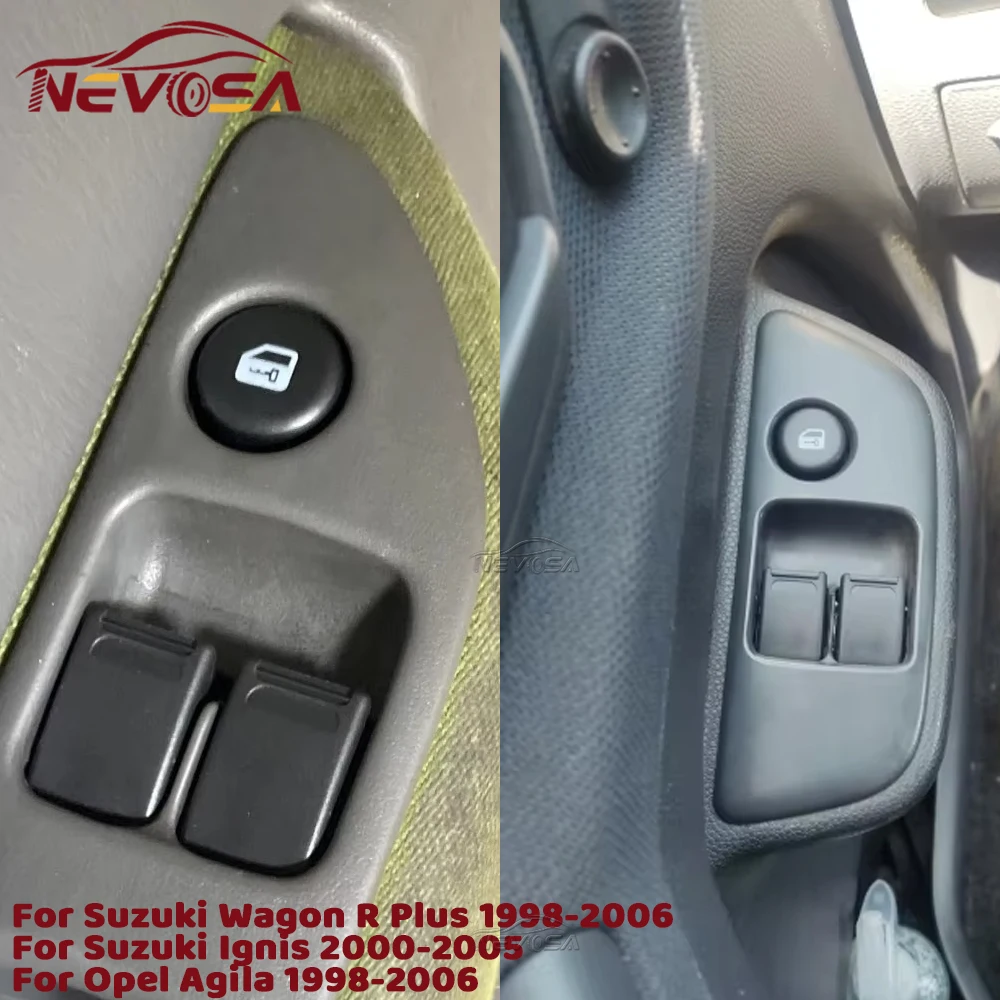 For Suzuki Wagon R Plus 1998-2005 2006 For Suzuki Ignis Opel Agila Electric Power Window Control Switch Button 19YT9212