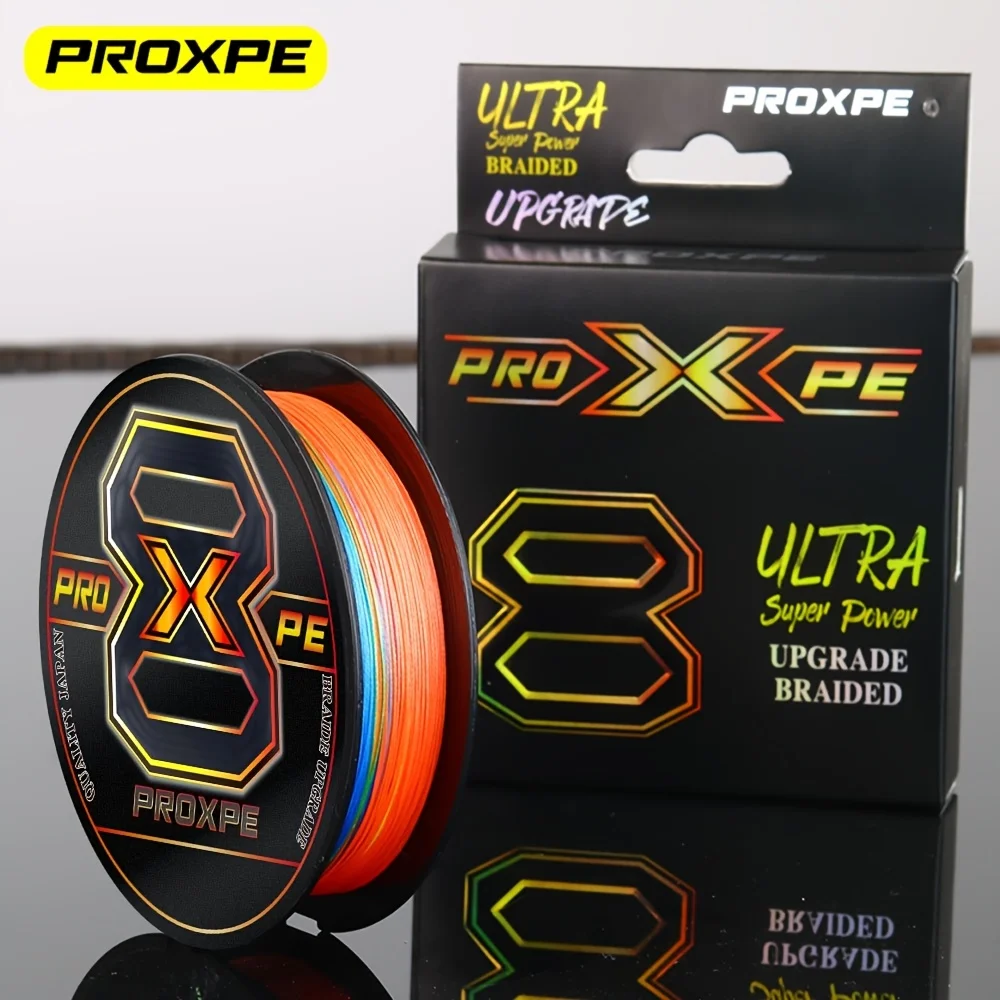 PROXPE 8 Stränge geflochtene Angelschnur 100 m japanisches Multifilament 22–90 lb Angelwaren liefert Flüsse See Meer Süßwasser Pesca