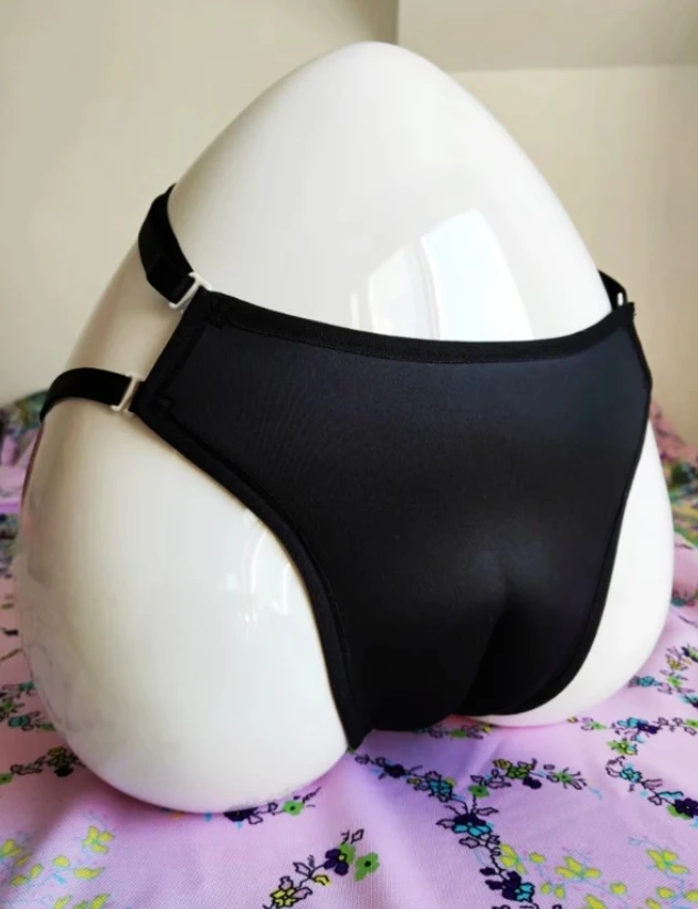 

Crossdresser Panty Adjustable Elastic Straps T-back Sissy Cross-dressing cos Panties, Sexy Men Thong Gaff TG Briefs