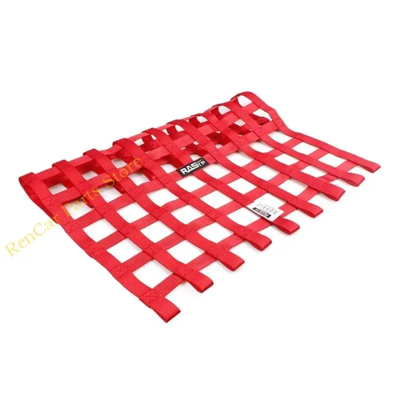 

F19A Car Accessories Race Car Window Net Mounting Black/Red/Blue 1PC Window Net