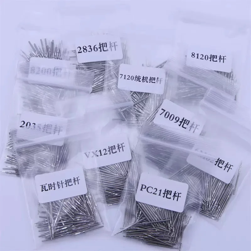 100 unids/lote vástagos de bobinado para relojes mecánicos 7009/8120/2836/2824/7120/8200 precios al por mayor