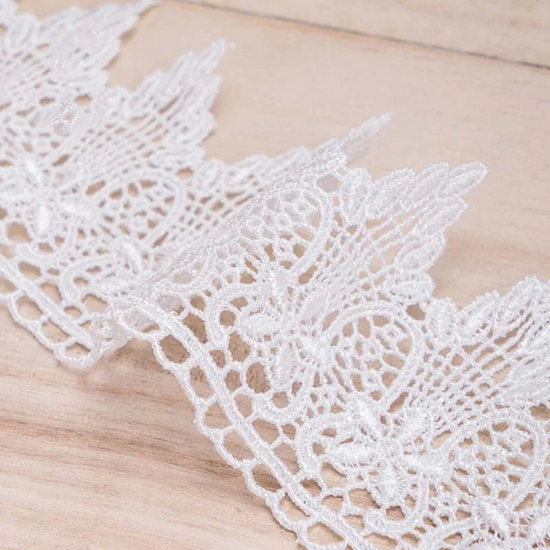 

29 ярдов водорастворимая кружевная лента с отделкой, белая, черная, с вышивкой, сделай сам, одежда ручной работы, платье, швейная отделка, аппликация