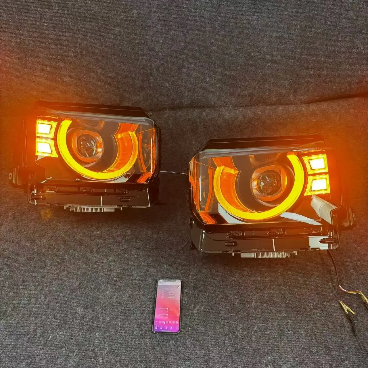 Led RGB Headlight Assembly Dymanic Daytime Running Light Flowing Turn Signal High Low Beam For Jetour Traveller T2 2023-2025