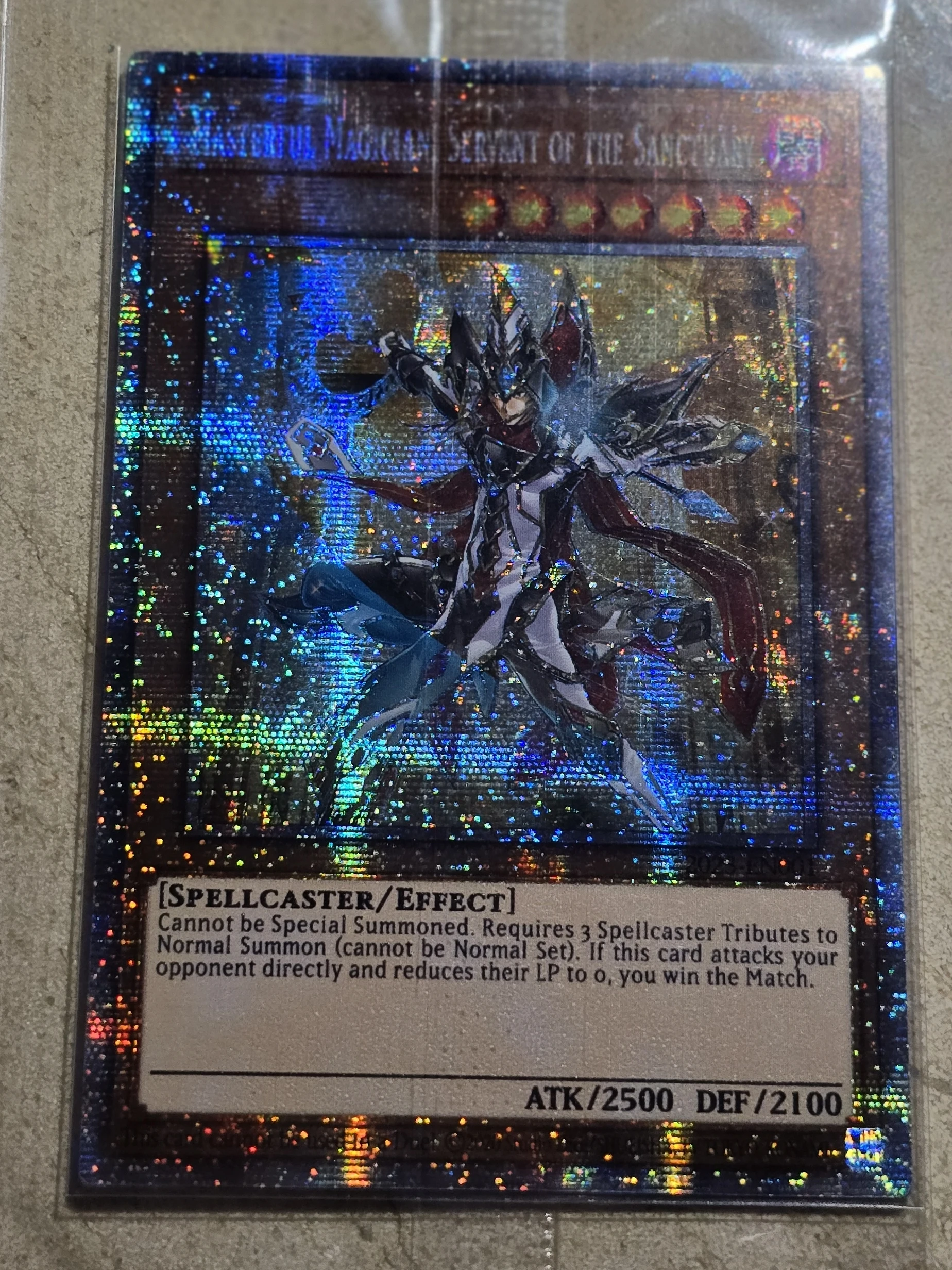 Yu-Gi-Oh 25th CR04-AES01 Creation Pack 04 QCSER Silent Magician Hobby Collection Gift Toy (Not Original)