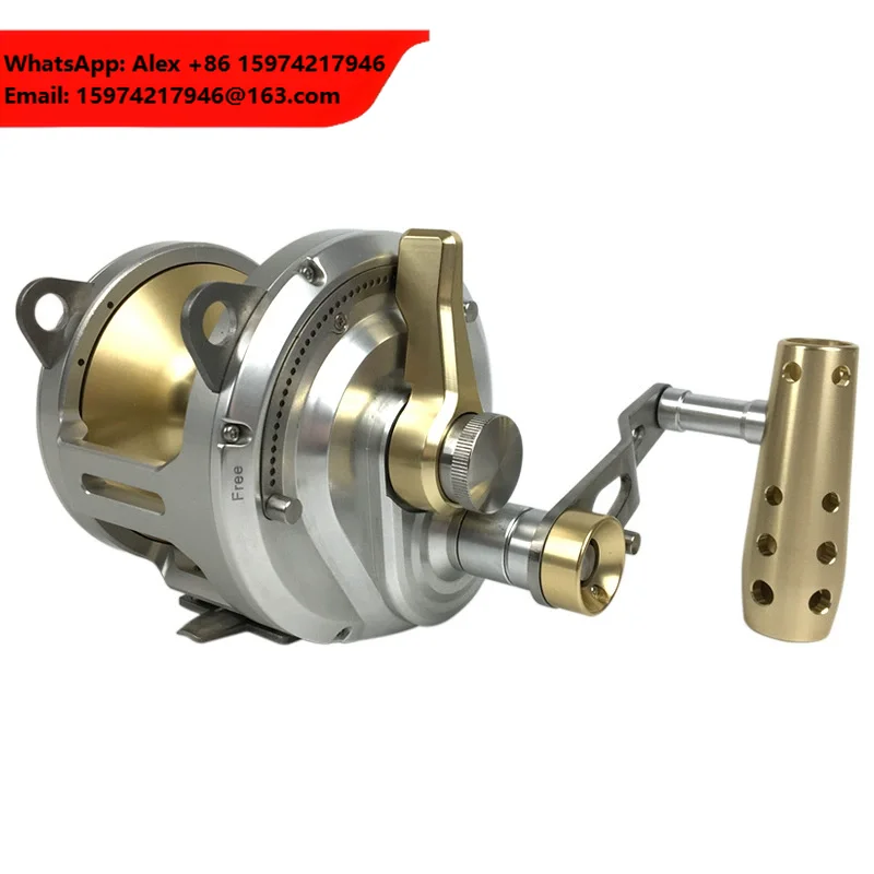 High Quality OEM 50W Heavy Duty Deep Sea Ocean Trolling Reel Big Game Saltwater Reel For Offshore Sea Fishing