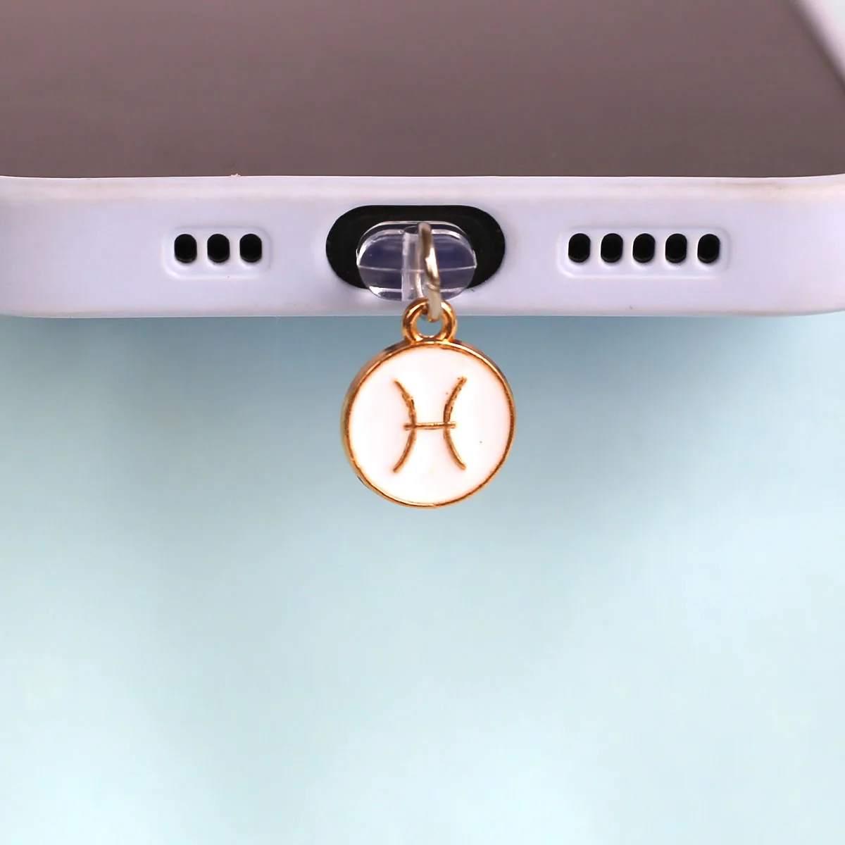 Handy-Staubschutz-Anhänger für die zwölf Sternzeichen, Handy-Zubehör-Dekoration für iPhone 5-14, Staubschutz-Anhänger – Detail 20