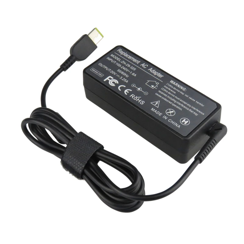 

Zoolhong 20V 3.25A 65W AC Power Adapter Laptop Charger For Lenovo X1 Carbon E431 E531 S431 T440s T440 X230s X240 X240s G410 G500