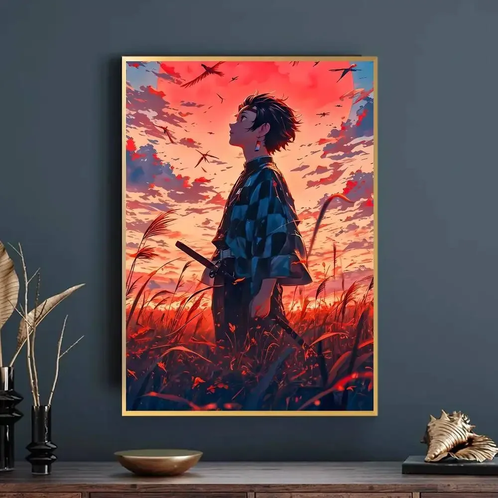 Malen nach Zahlen, japanischer klassischer Hot-Anime, Dämonentöter, DIY, handgemalt, Malen nach Zahlen für Erwachsene, Kunsthandwerk für Zuhause, Wohnzimmer