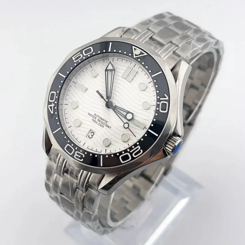 

41mm 316L stainless steel sapphire glass high-quality watch NH35 movement 6 O'clock