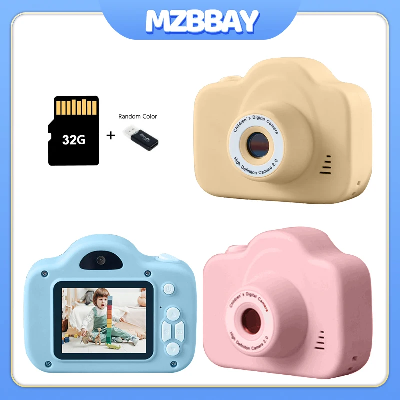 Mini-camera voor kinderen Multifunctionele HD digitale camera neemt selfie's Foto Video Digitale camera Speelgoed Geschenken Educatief speelgoed Kinderen