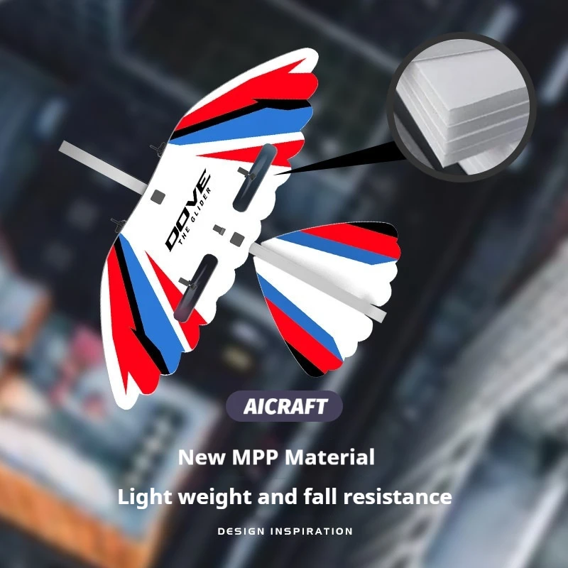 Modello di aereo ad ala fissa telecomandato Aliante Kt Board Technology Board Modello di aereo giocattolo resistente alle cadute Giocattoli di aeroplano