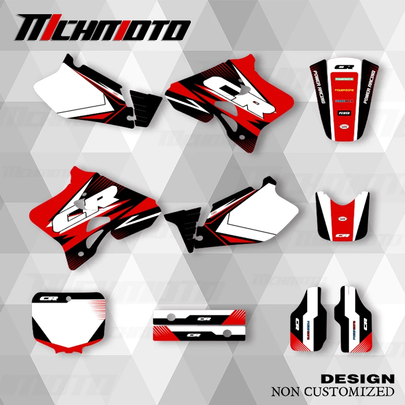 

MCHMFG новый стиль графические наклейки комплект наклеек для HONDA CR125 1995 1996 1997 CR250 1995 1996