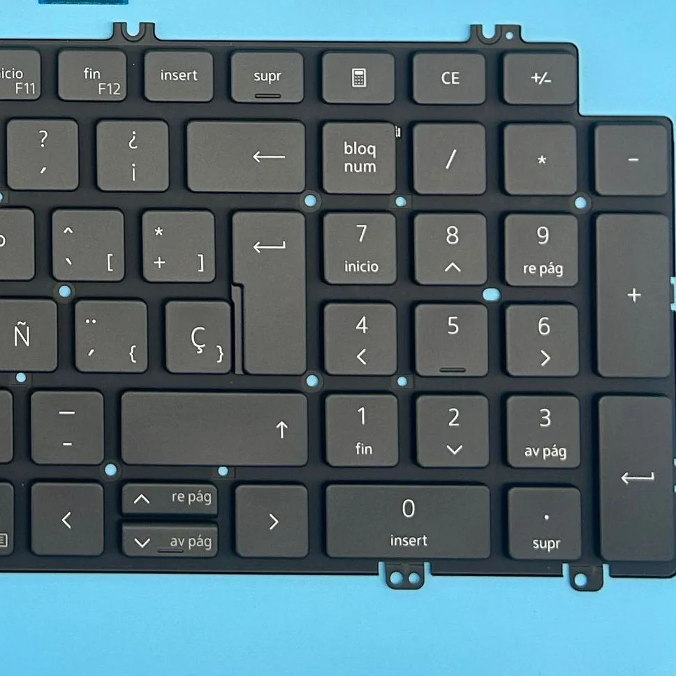 NEW Latin Spanish Keyboard For DELL Latitude 5520 5521 5530 5531 Precision 3560 3561 3570 3571 Laptop Backlit