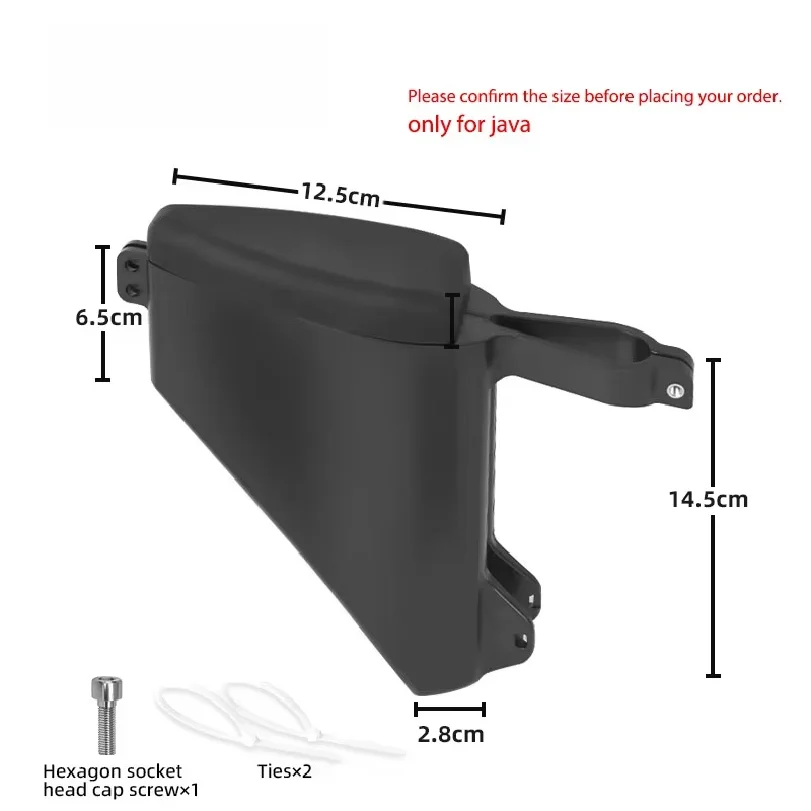 New Bicycle Teardrops Wind Breaker Seat Tube Bag Waterproof Hard Shell Shockabsorbing Droplet Type Tube Saddle Bag Only for Java