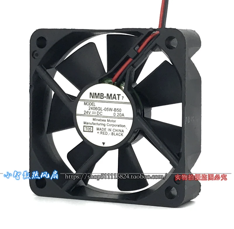 ORIGINAL 2406GL-05W-B50 24V 0.20A 6015 60*60*15mm KIPAS PENDINGIN BARU RADIATOR