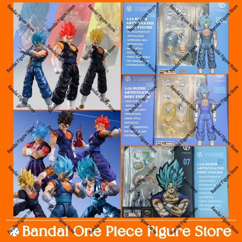 

In Stock YGmw Studio OC Dragon Ball SHF Super Saiyan Fusion Warrior Vegetto 04 05 06 07 08 09 Anime Action Figure Model TOY GIFT