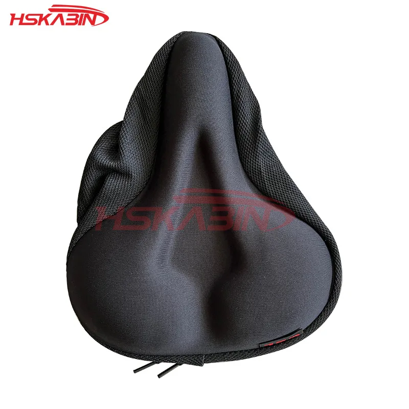 Soft Bicycle Seat Thickened Breathable Bicycle Saddle Seat Cover Comfortable Foam Seat Mountain Bike Cycling Pad CushionCover