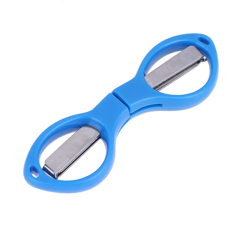 1pc portable folding scissors, mini fishing gear supplies, suitable for outdoor and home use