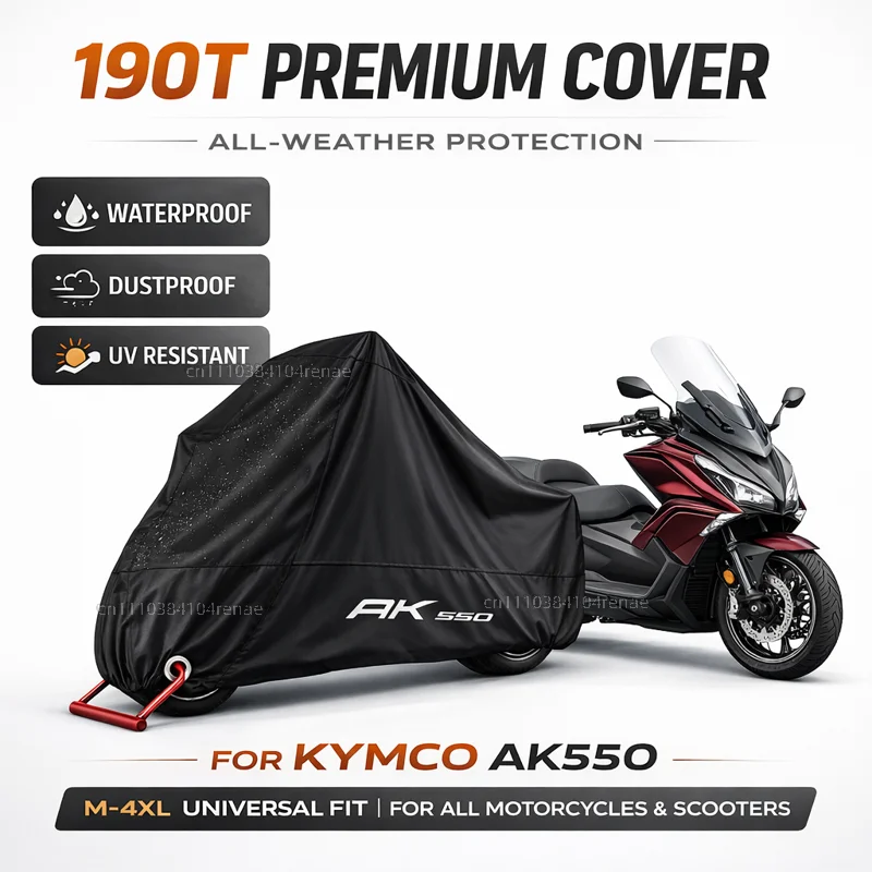 

Чехол для скутера Kymco Ak550 AK 500 550AK 190T, водонепроницаемый, пылезащитный, с защитой от ультрафиолета, всесезонный