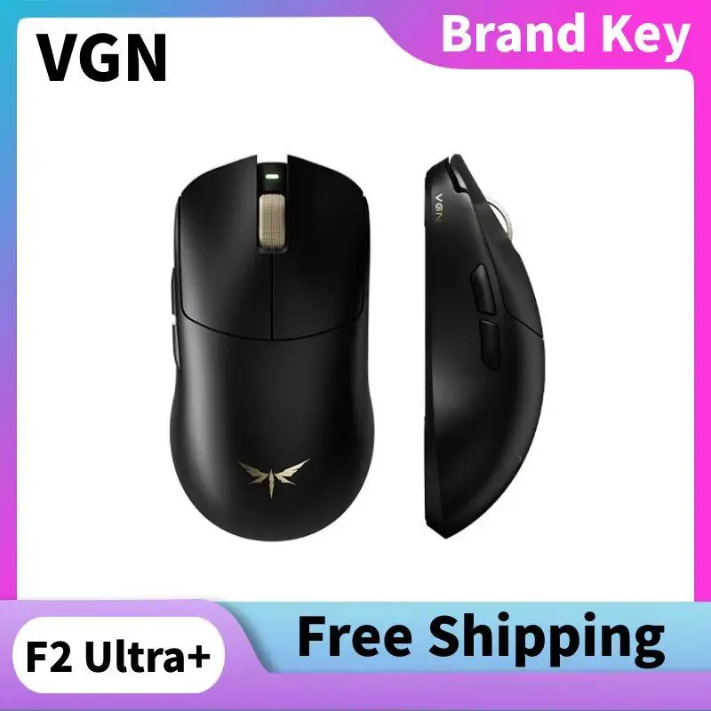 

Беспроводная мышь VGN Dragonfly F2 Promax F2 Ultra + 8000 Гц PAW3395/3950, разгонная проводная игровая мышь 36k/42k DPI, 8000 Гц, подарок