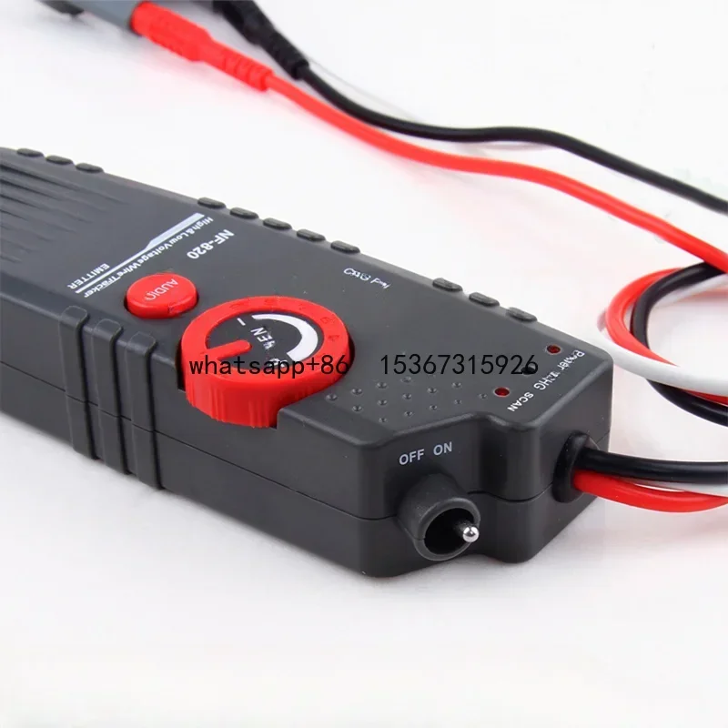 NF-820 High & Low Voltage Wire Tracker  Underground Cable Finder Anti-Interference Wire Tracker RJ45 RJ11 BNC Tester