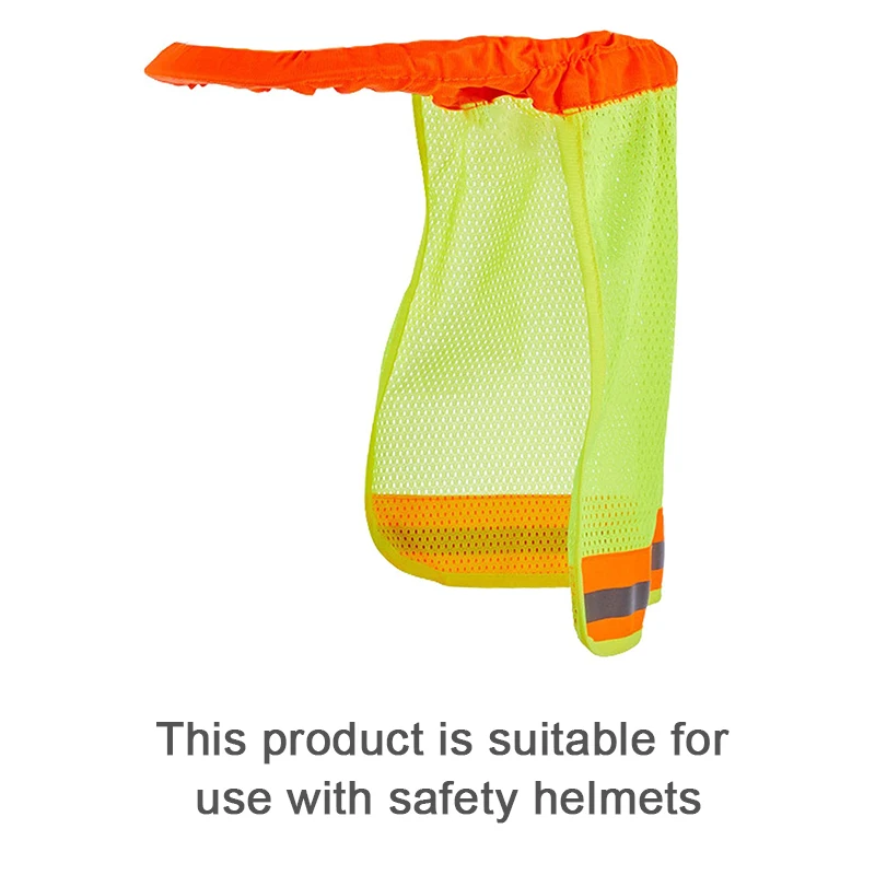 UV Curtain Reflective Neck Protector Sunscreen Construction Site Construction Engineering Labour Safety Helmet Sunshade Cover