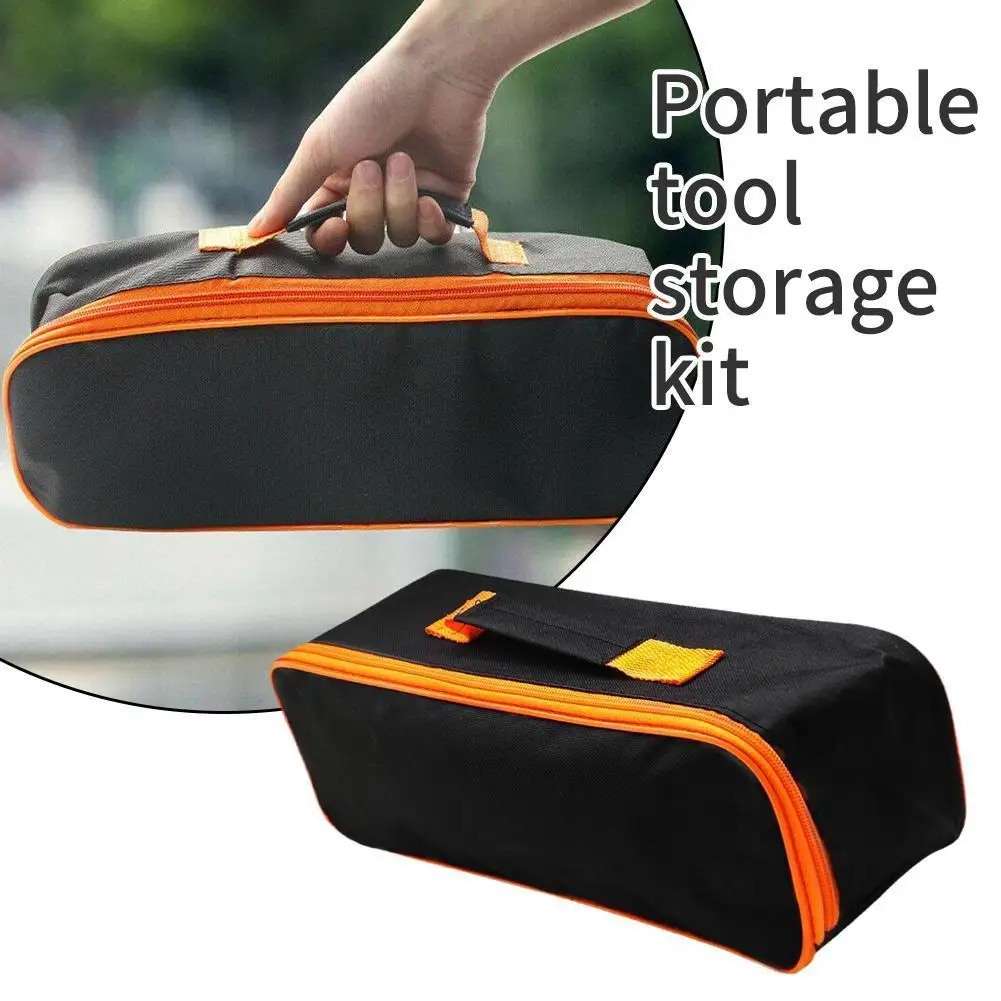 3 Sizes Tool Pouch With Zipper,Tool Bag For Screw Plier Wrench Screwdriver Mechanic Car Vacuum Hand Power Tool Storage Organizer
