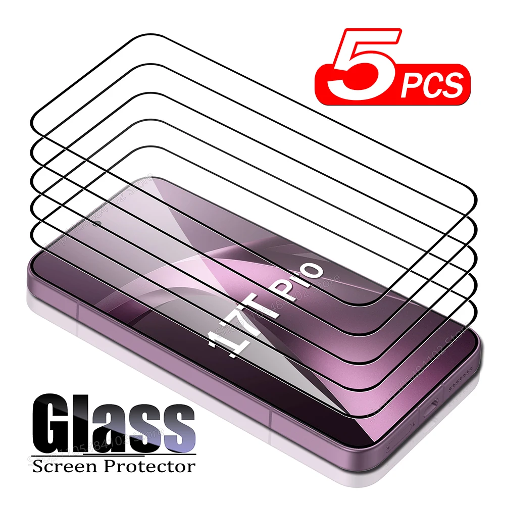 5 Stück Vollkleber-Displayschutzfolie für Xiaomi 17T 14T 11T 12T 13T Pro Gehärtetes Glas für Xiaomi 17T Pro 11 12 Lite 13 14 Glasfolie