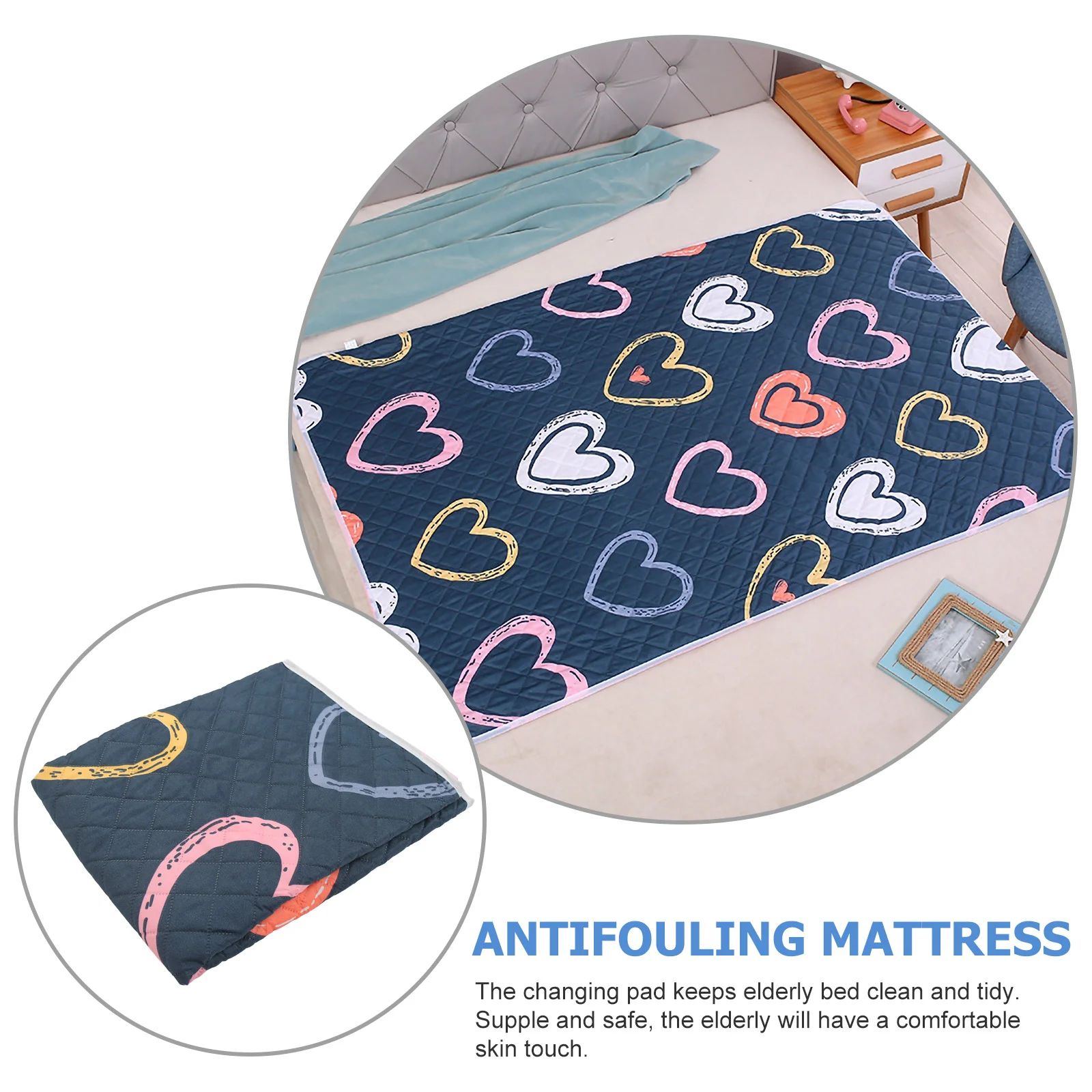 Urine-proof Waterproof Mattress Washable Bed Pad Baby Changing Bedwetting Pee for Adults Underpads Cotton Elderly Incontinence