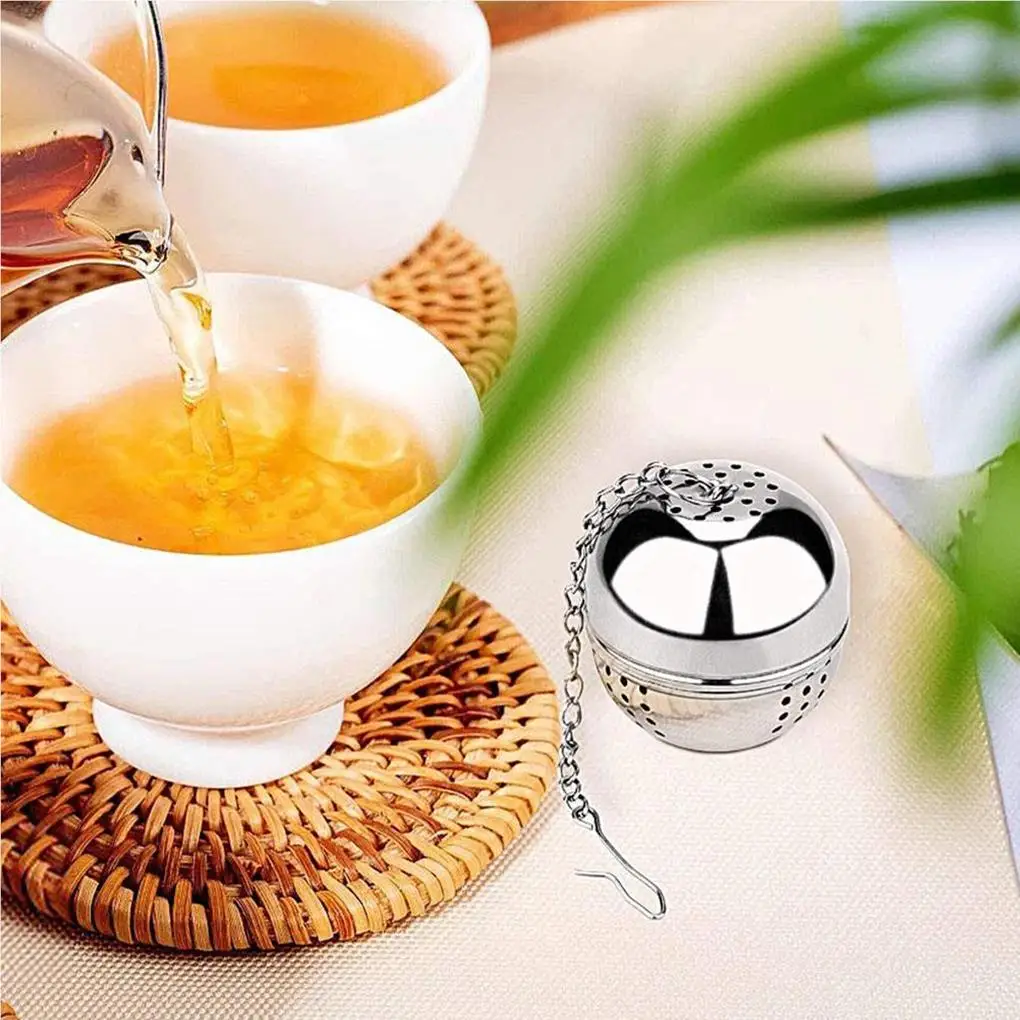 4 Pieces Tea Strainer Spice Infuser Household Accessories Filter Ball Thickened Design Long-lasting Kitchen Gadget Mulling Tool