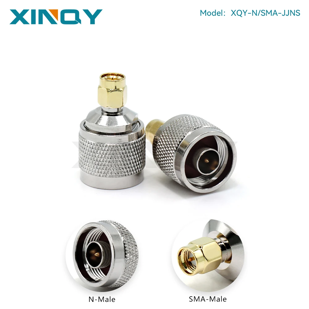 XINQY N Female to SMA Male Adapter, DC-6GHz RF Connector for Network Analyzer